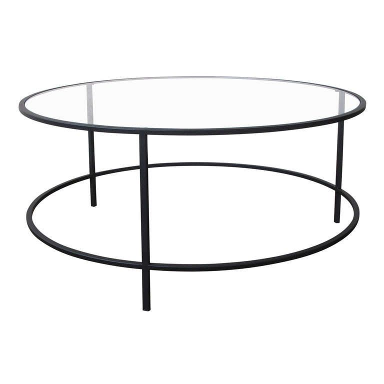 Round Table With Metal Materials Is Provide You With Advantages Round Metal Coffee Table With Glass Top (View 8 of 10)
