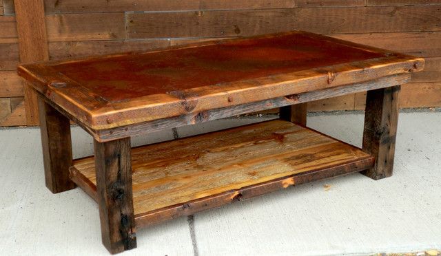 Rustic Coffee Tables Rustic Furniture Portfolio Rustic Wooden Coffee Table Square Shape Table On Living Room  (View 6 of 10)