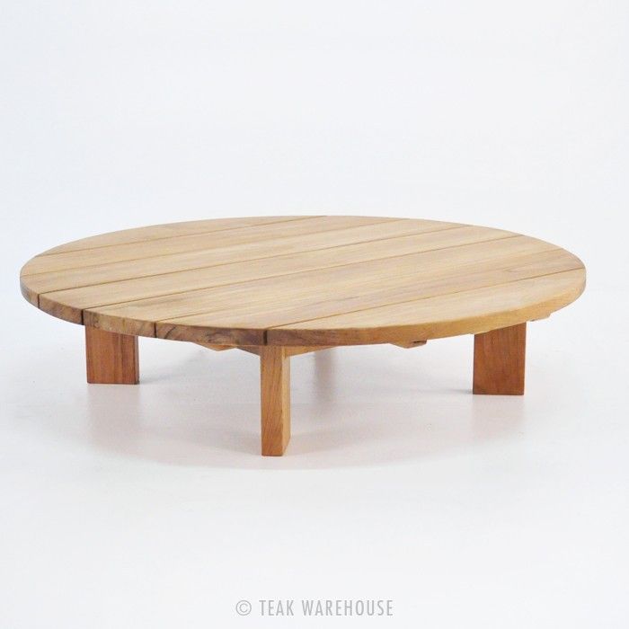 Soho Teak Outdoor Coffee Table Round Outdoor Round Coffee Table Full Wooden Round Coffee Table (View 10 of 10)