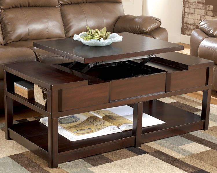 Square Wood On Rug Contemporary Lift Top Coffee Table Designs Ideas To Choose (View 10 of 10)