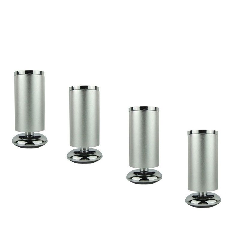 100mm Modern Adjustable Height Metal Stainless Steel Round Most Certainly With Regard To Adjustable Sofa Legs (Photo 108 of 299)