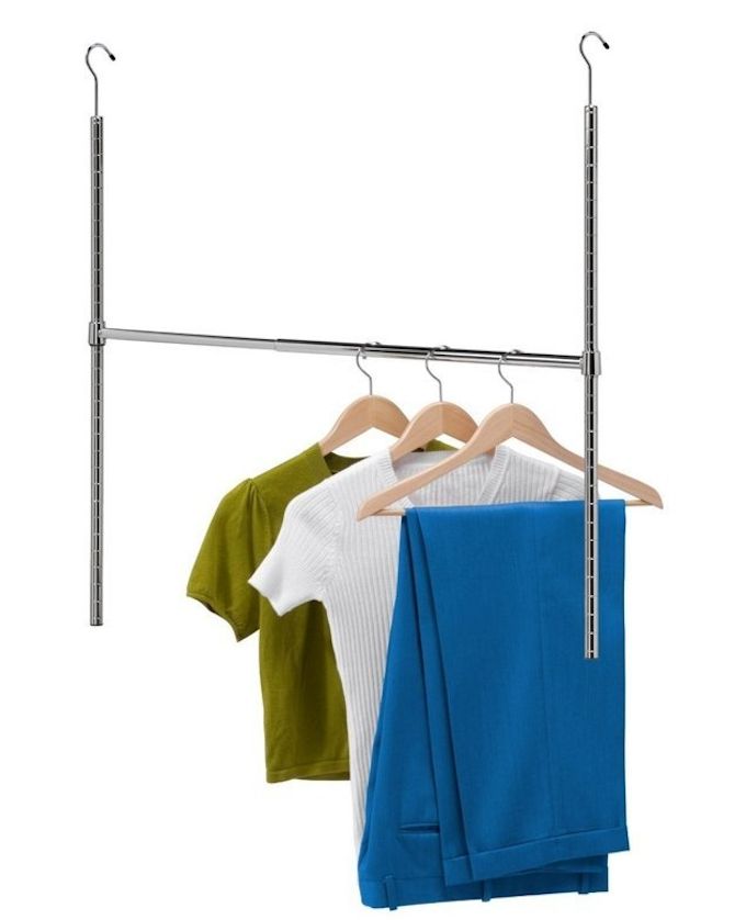 Featured Photo of 2024 Latest Double Up Wardrobe Rails