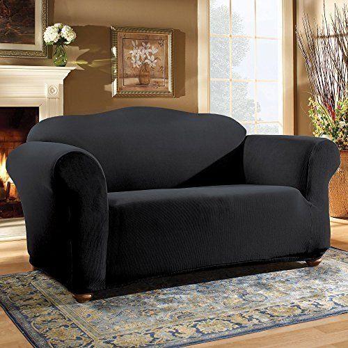 25 Best Loveseat Slipcovers Images On Pinterest Good With Black Slipcovers For Sofas (View 8 of 20)