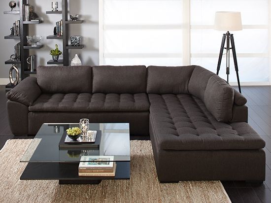 26 Best Deep Seated Couch Images On Pinterest Effectively In Small 2 Piece Sectional Sofas (View 18 of 20)