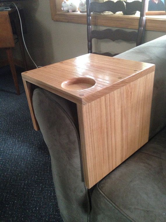 29 Best Sofa Arm Rest Images On Pinterest Well Throughout Sofa Drink Tables (Photo 13 of 20)