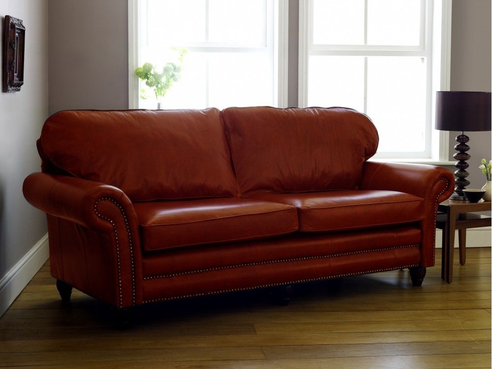 Adorable Brown Leather Sofa Sleeper Modern Sofabeds Futon Well For Leather Sofas (View 14 of 20)