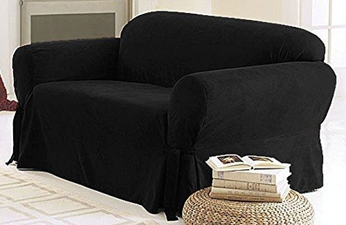 Amazon Green Living Group Chezmoi Collection Soft Micro Suede Effectively With Black Slipcovers For Sofas (View 3 of 20)