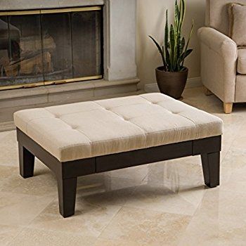 Amazon Parisian Fabric Ottoman Footstool Coffee Table Perfectly Regarding Footstool Coffee Tables (View 18 of 20)