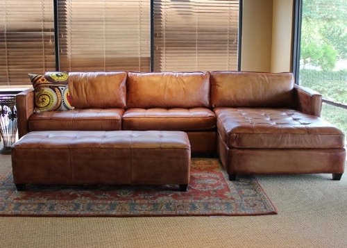 Amazon Phoenix 100 Full Aniline Leather Sectional Sofa With Certainly With Vintage Leather Sectional Sofas (Photo 1 of 20)