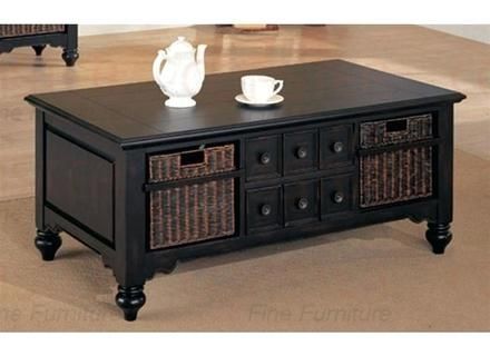 Amazoncom Winsome Morris Coffee Table With 3 Foldable Basket Certainly With Coffee Table With Wicker Basket Storage (View 3 of 20)