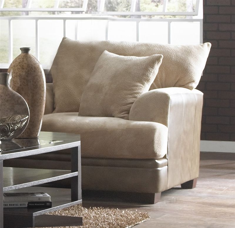 Barkley Oversized Chair In Toast Fabric Jackson Furniture Well Pertaining To Large Sofa Chairs (View 8 of 20)