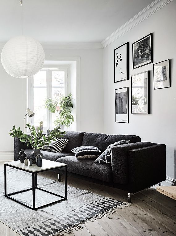 Best 25 Grey Sofa Decor Ideas On Pinterest Grey Sofas Gray Well For White And Black Sofas (View 19 of 20)