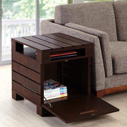 Best 25 Pallet End Tables Ideas On Pinterest Diy End Tables Effectively With Sofa Side Tables With Storages (View 3 of 20)