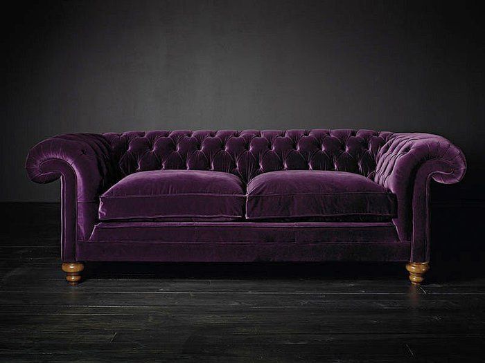 Best 25 Velvet Chesterfield Sofa Ideas On Pinterest Nicely With Regard To Velvet Purple Sofas (View 3 of 20)