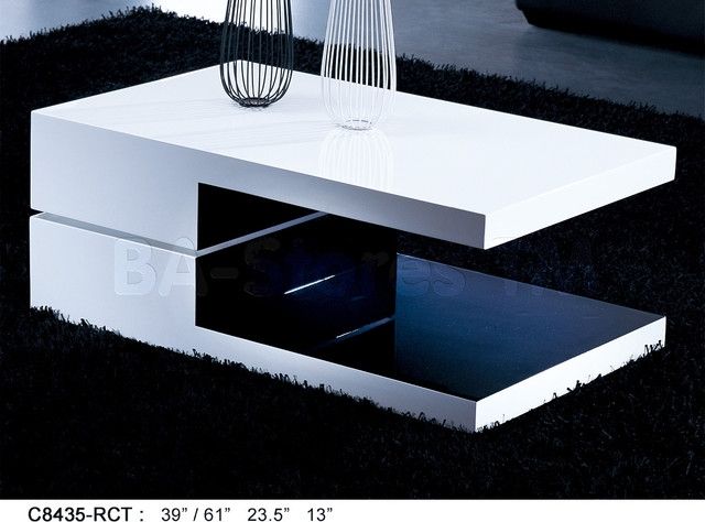 Black And White Coffee Table Facil Furniture Perfectly Within White And Black Coffee Tables (View 20 of 20)