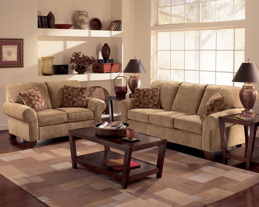Bradington Truffle Sofa Loveseat And Accent Chair Set Sofas With Very Well For Sofa Loveseat And Chairs (View 1 of 20)