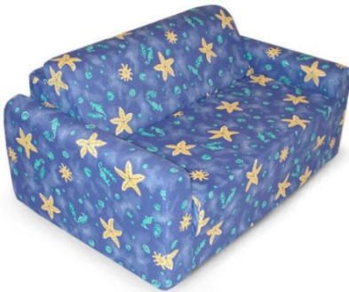 Bright Stars Flip Sofa Bed Very Well Intended For Flip Out Sofa Bed Toddlers (View 17 of 20)