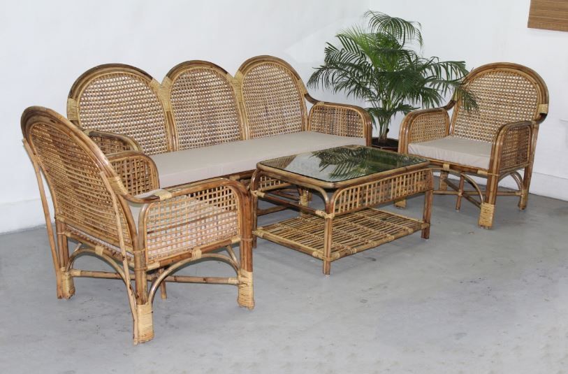 Cane Sofa Online Purchase Bamboo Sofa Set Online Purchase In Properly Pertaining To Bambo Sofas (View 8 of 20)