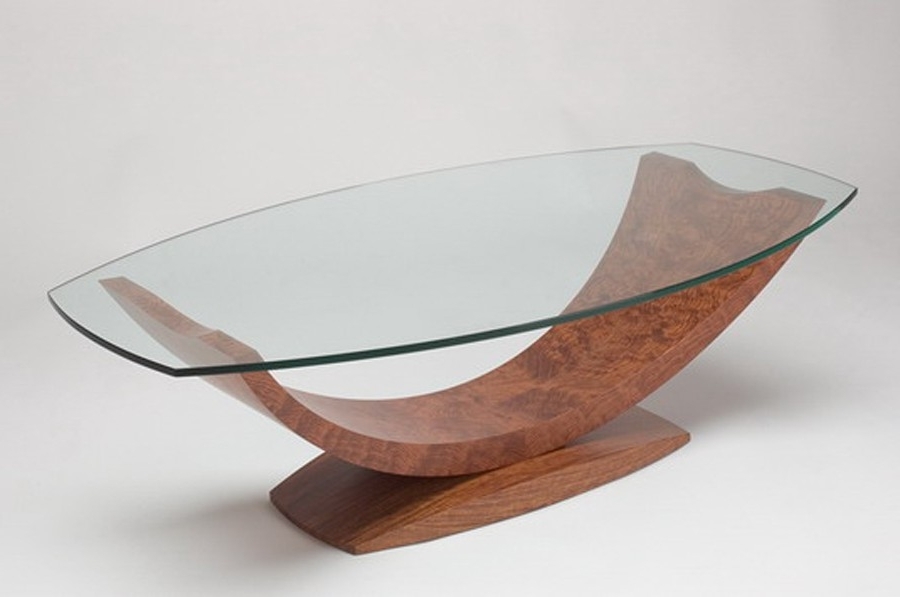 small glass coffee table