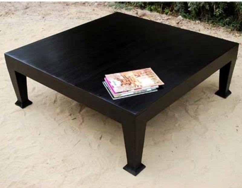 Coffee Table Marvelous Square Black Coffee Table Large Square Clearly With Regard To Square Black Coffee Tables (View 5 of 20)