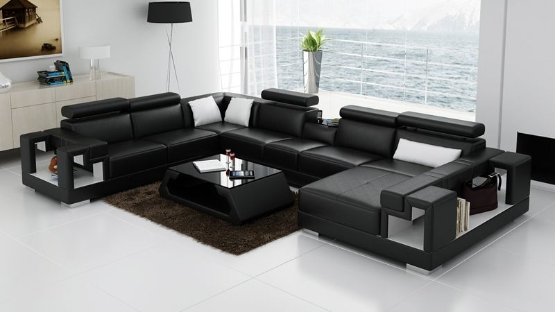 Compare Prices On Corner Sofa Black White Online Shoppingbuy Low Clearly With Regard To White And Black Sofas (View 16 of 20)