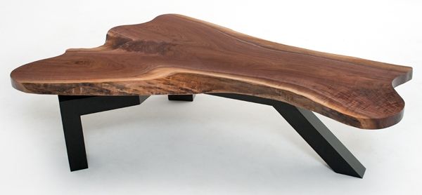 Contemporary Coffee Table Natural Wood Live Edge Custom Properly For Wood Modern Coffee Tables (View 15 of 20)