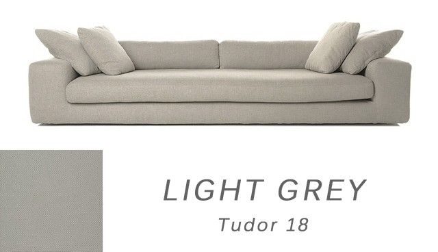 Contemporary Straton 4 Seater Light Grey Sofa Funiquecouk Good Within Large 4 Seater Sofas (View 3 of 20)