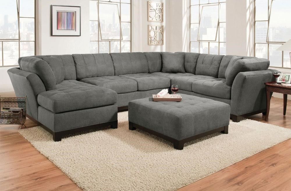 Corinthian Loxley Charcoal Left Side Facing Chaise Sectional Certainly Intended For Corinthian Sectional Sofas (Photo 5 of 20)