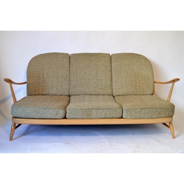 Ercol 3 Seater Sofa 1960s The Original Chair Company Very Well Pertaining To Windsor Sofas (View 18 of 20)