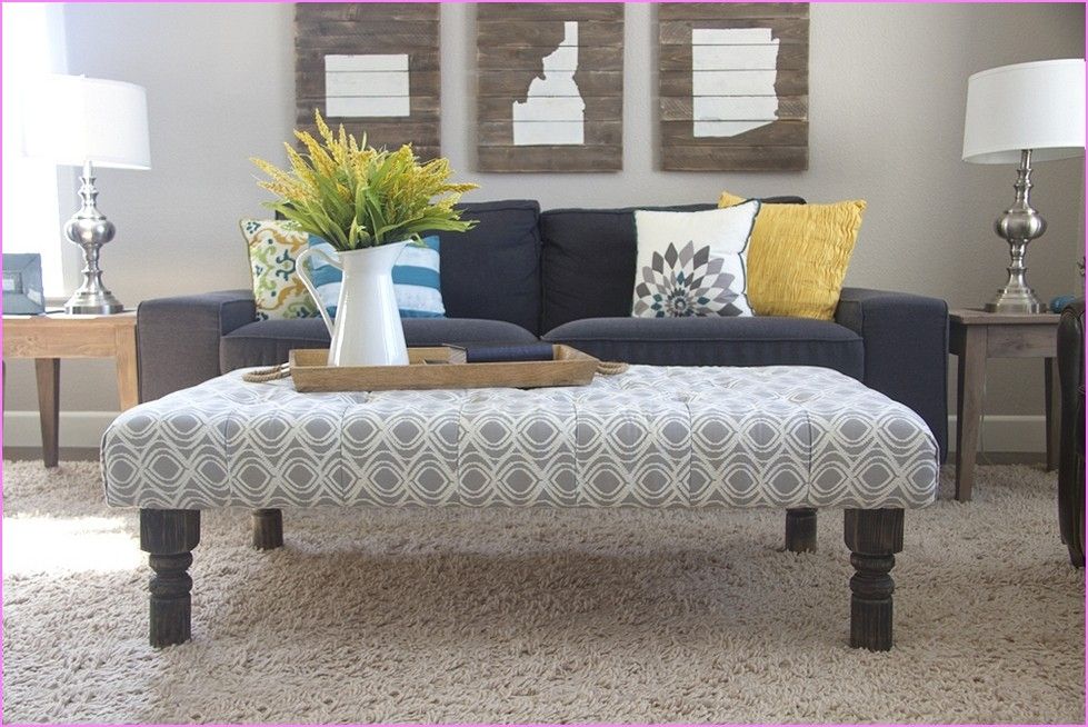 Fancy Fabric Ottoman Coffee Table Excellent Coffee Table Ottoman Perfectly Regarding Fabric Coffee Tables (Photo 4 of 20)