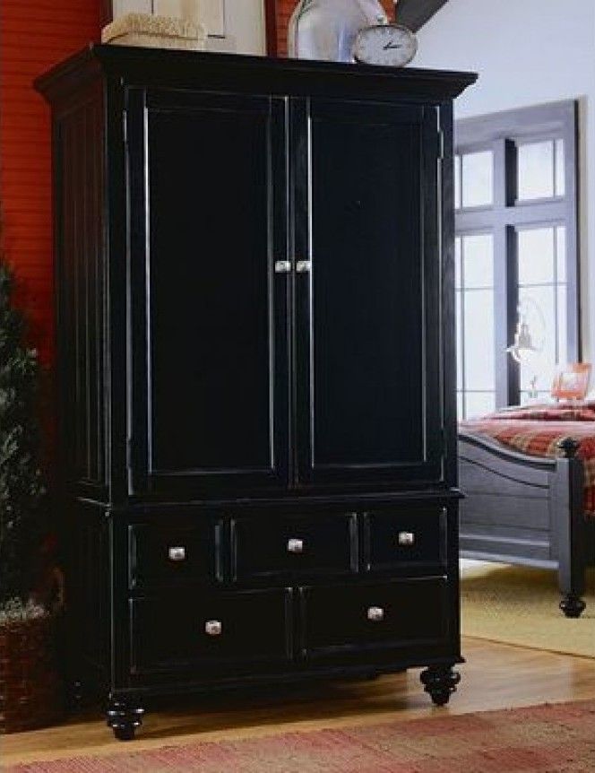 Featured Photo of The 20 Best Collection of Dark Wood Wardrobe with Drawers