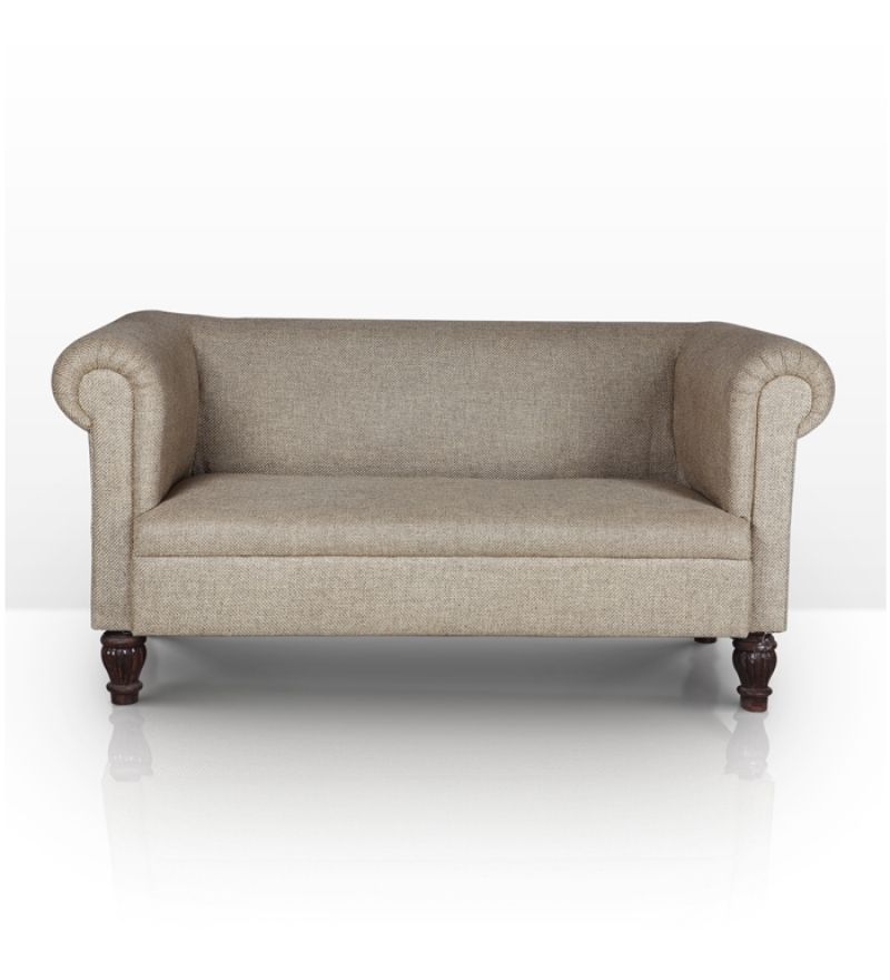 Ginger Two Seater Sheesham Wood Sofa Mudra Online Double Most Certainly For Two Seater Sofas (Photo 4 of 20)