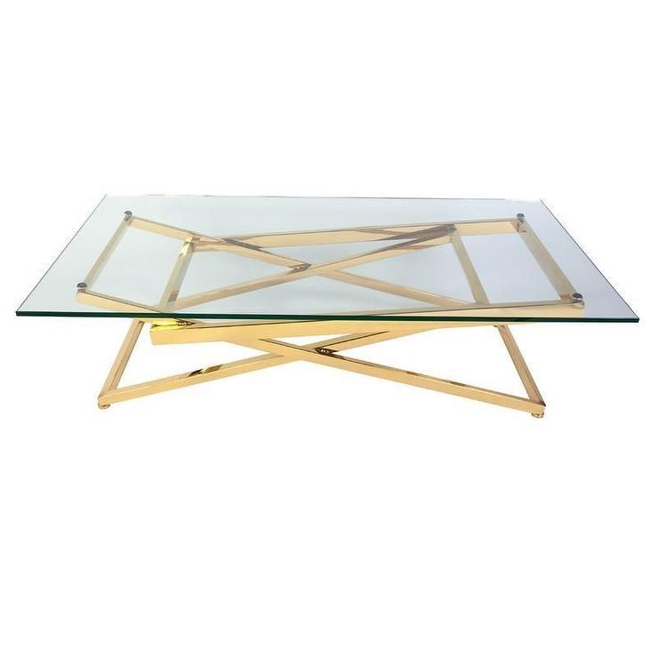 Glass Top Gold Coffee Table Products Bookmarks Design Most Certainly Pertaining To Glass Gold Coffee Tables (View 19 of 20)