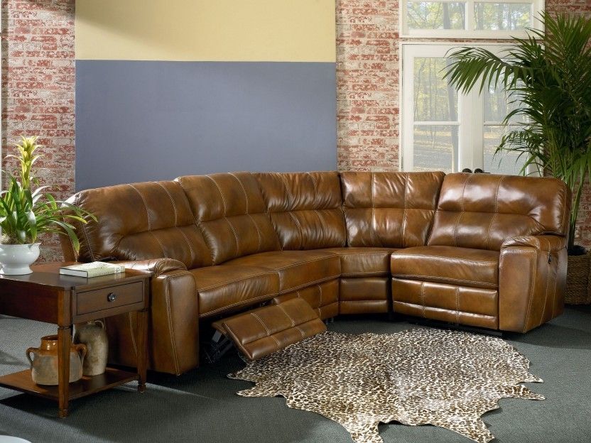 Great Leather Sectional Recliner Sofa Top 10 Best Recliner Sofas Well Regarding Sectional Sofa Recliners (View 14 of 20)