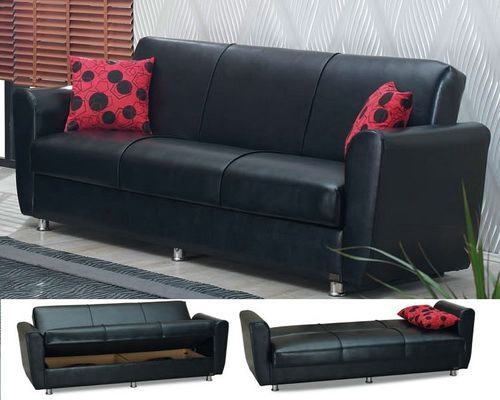 Great Leather Sofa Bed With Storage With Leather Sofa Bed With Clearly Within Leather Storage Sofas (View 1 of 20)