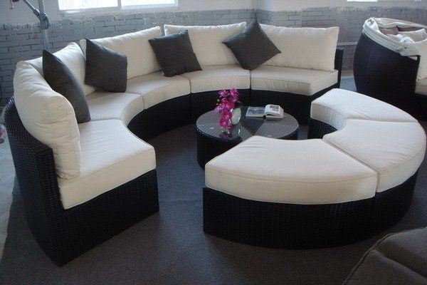 Half Circle Sofa Arlene Designs Properly With Regard To Circle Sectional Sofa (View 4 of 20)