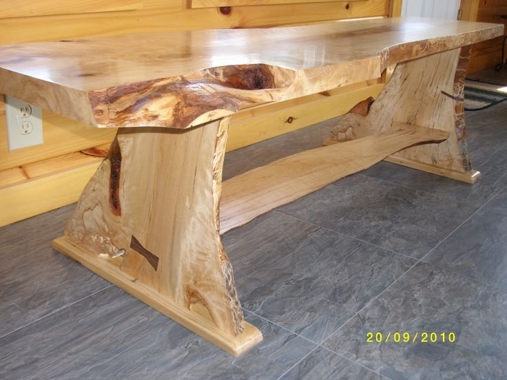 Hand Made Live Edge Birch Coffee Table Live Edge Table Search Very Well Within Birch Coffee Tables (View 19 of 20)