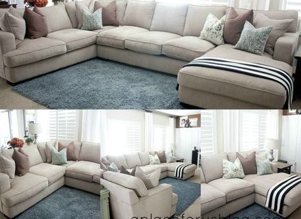 Living Room Deep Seat Sofas Leather Sectional Oversized With Certainly Within Extra Wide Sectional Sofas (View 9 of 20)