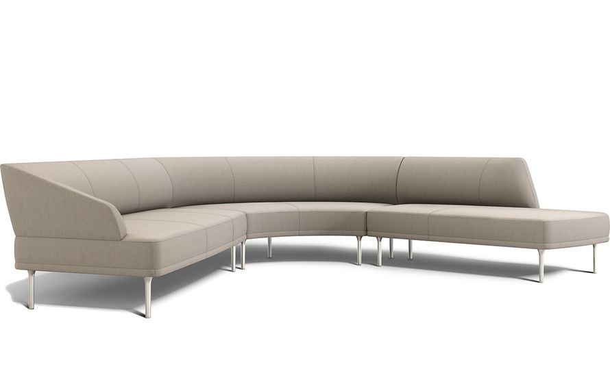Mirador U Shape Sectional Sofa Hivemodern Good With 45 Degree Sectional Sofa (View 20 of 20)
