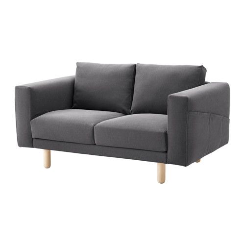 Norsborg Two Seat Sofa Finnsta Dark Greybirch Ikea Nicely Within Ikea Two Seater Sofas (Photo 2 of 20)