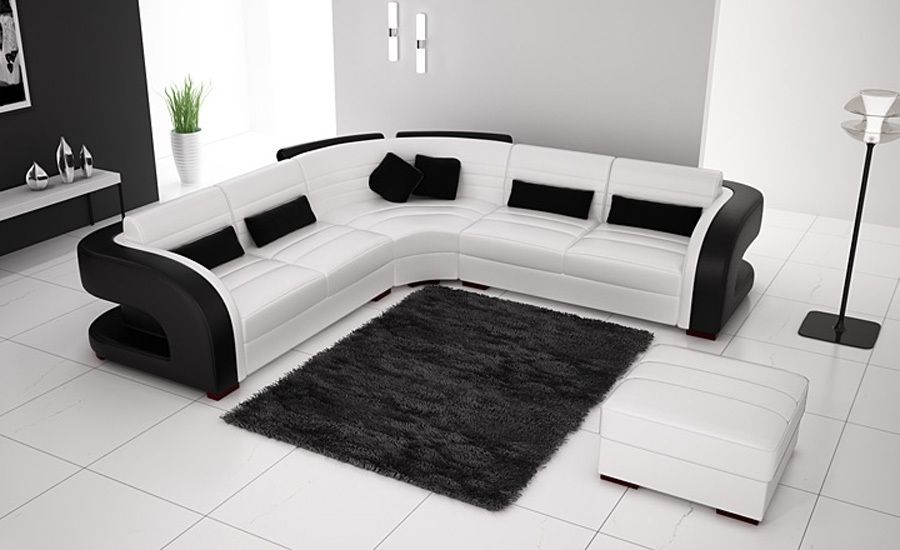 Online Get Cheap Black Sofa Leather Aliexpress Alibaba Group Definitely In White And Black Sofas (View 4 of 20)