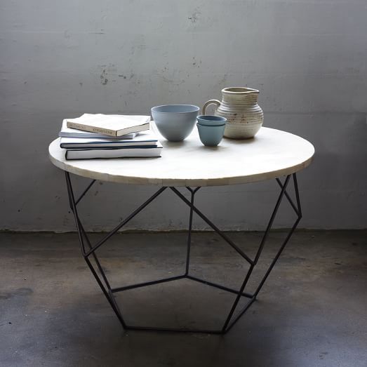 Origami Coffee Table Medium West Elm Effectively Regarding C Coffee Tables (Photo 13 of 20)