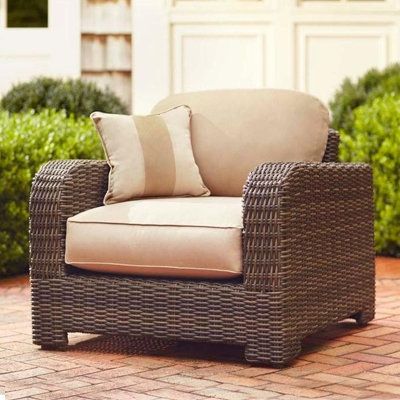 Outdoor Lounge Furniture For Patio The Home Depot Properly Intended For Outdoor Sofa Chairs (Photo 1 of 20)