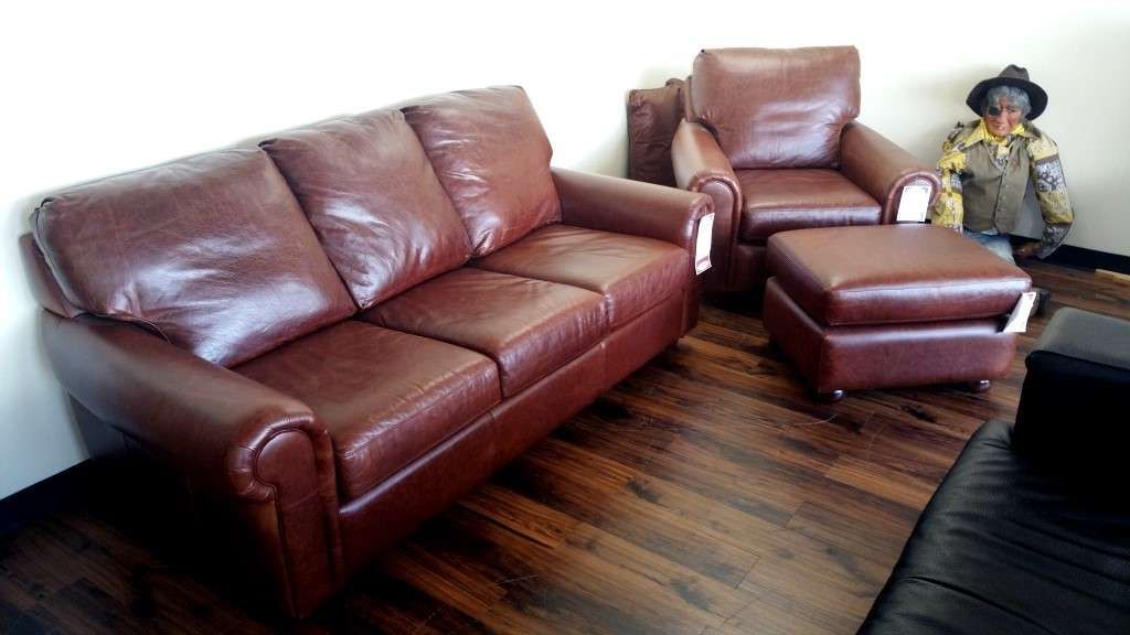 Outlet Store The Leather Sofa Company Perfectly Intended For Sofa Chair And Ottoman (Photo 8 of 20)