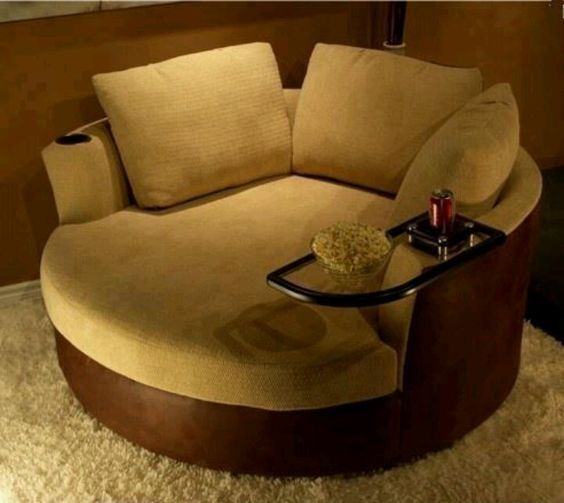 Picturesque Design Ideas Round Sofa Chair Delta Circle Sofa Perfectly In Round Sofa Chair (View 1 of 20)