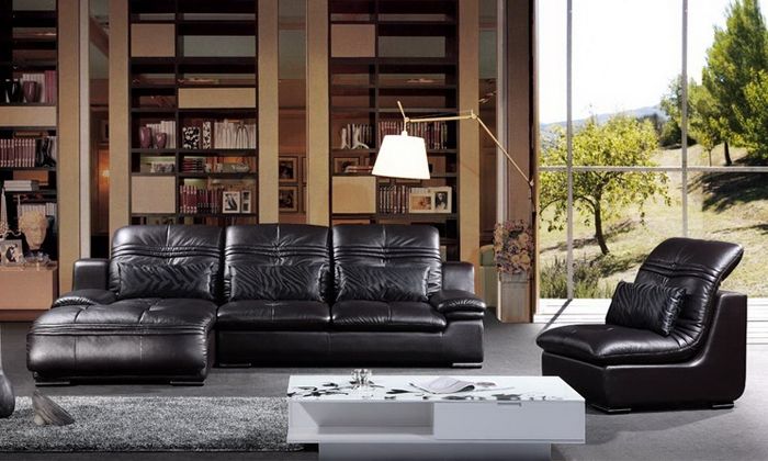 Popular Leather Lounge Sofa Buy Cheap Leather Lounge Sofa Lots Nicely With Regard To Leather Lounge Sofas (View 8 of 20)