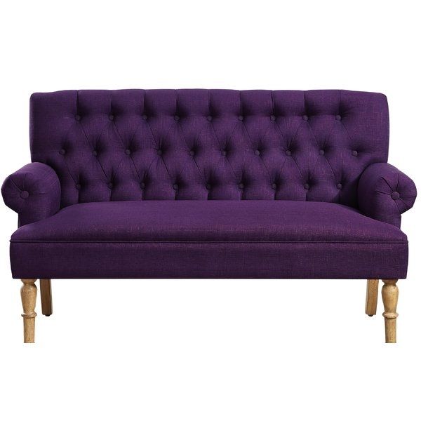 Purple Sofas Youll Love Wayfair Properly Regarding Velvet Purple Sofas (Photo 14 of 20)