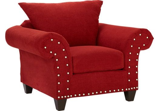 Featured Photo of 20 Photos Red Sofa Chairs