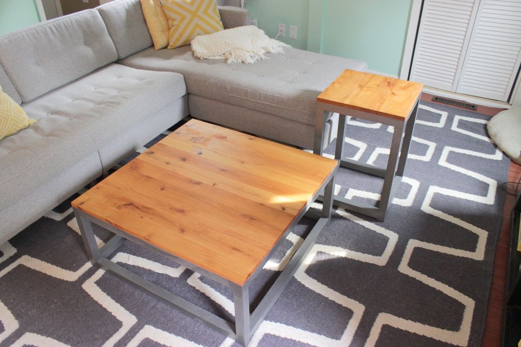 Remodelaholic Build A Modern Coffee Table And Matching End Tables Effectively Within Coffee Table With Matching End Tables (View 17 of 20)