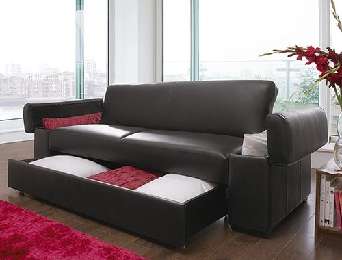 Simple Sofa Bed With Storage Ideas Properly Pertaining To Leather Storage Sofas (View 3 of 20)